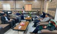 دیدار و گفتگو مدیر شبکه بهداشت و درمان و مدیران حوزه سلامت با فرماندار رزن 